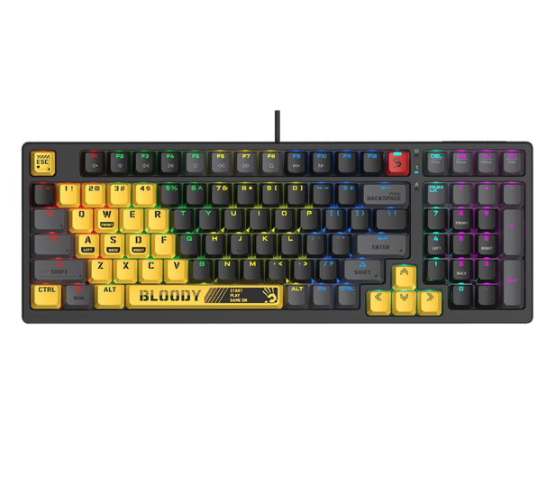 A4 TECH mechaniczna Bloody S98 USB Sports Lime (BLMS Red Switches) A4TKLA47262 - 1162682 - zdjęcie